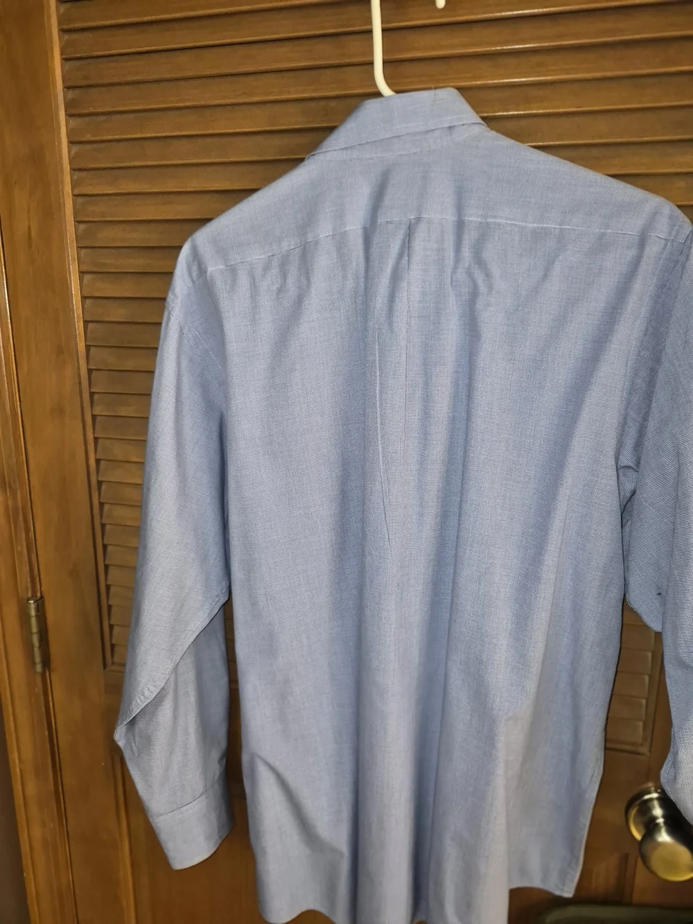 Polo by Ralph Lauren Light Blue Micro-Check Dress Shirt
